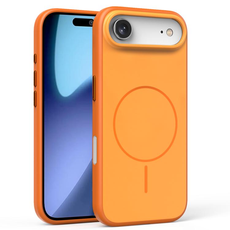 Solid Color Magnetic MagSafe Frosted Phone Case
